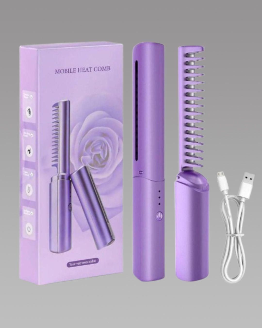 Meneflix Portable Mini Hair Straightener Cordless Rechargeable Mini Ad WishShoppie