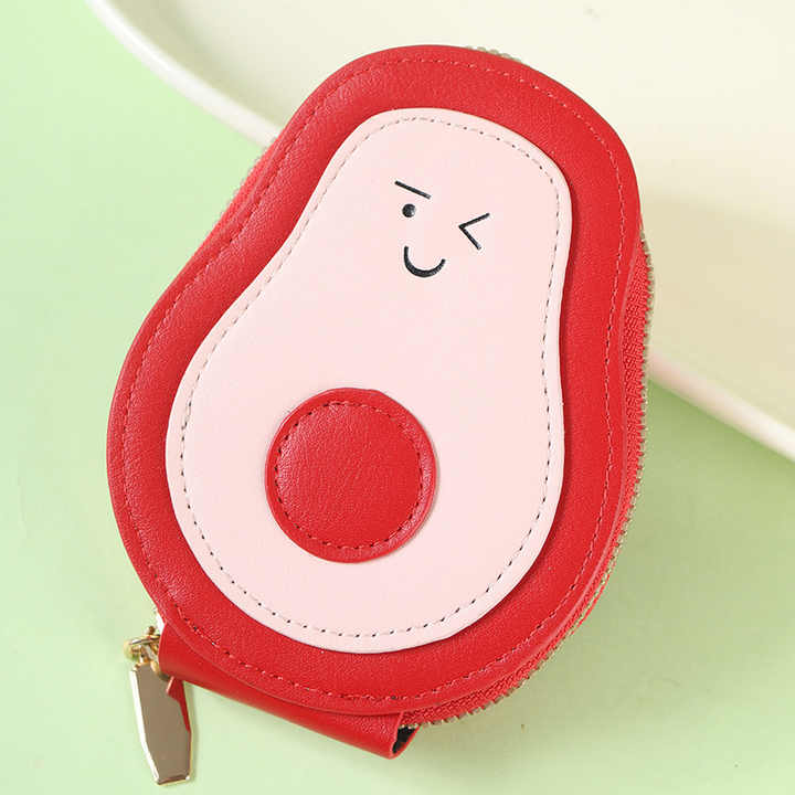 Avocado Shaped Card Holder & Coin Purse