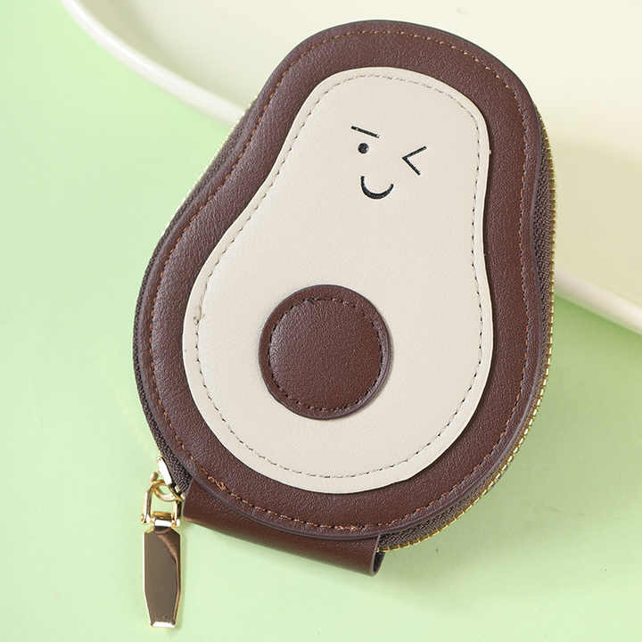 Avocado Shaped Card Holder & Coin Purse