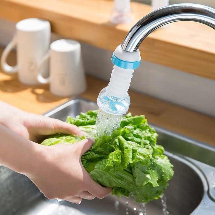 Rotatable Kitchen Faucet Nozzle Water Saving Shower Head Filter