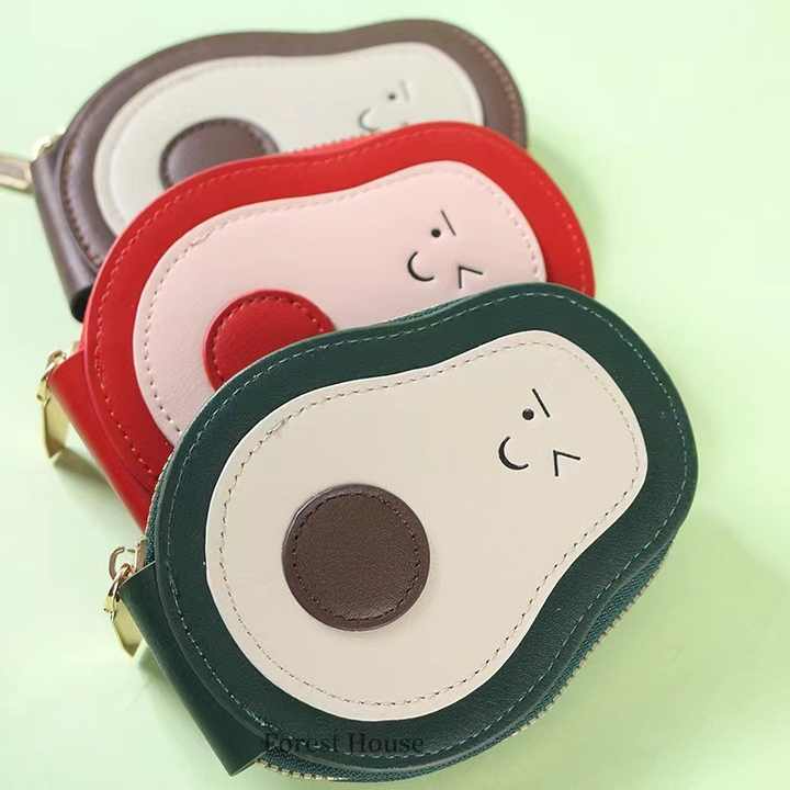 Avocado Shaped Card Holder & Coin Purse