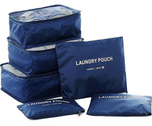 Laundry Pouch Storage Bags Travel Organizer Set of 6