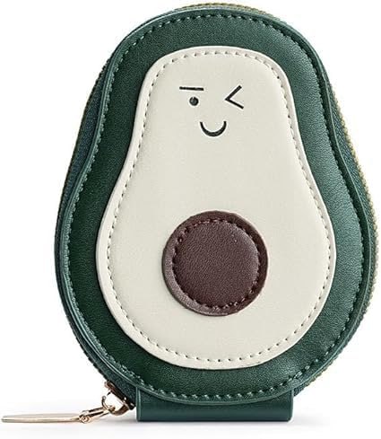 Avocado Shaped Card Holder & Coin Purse